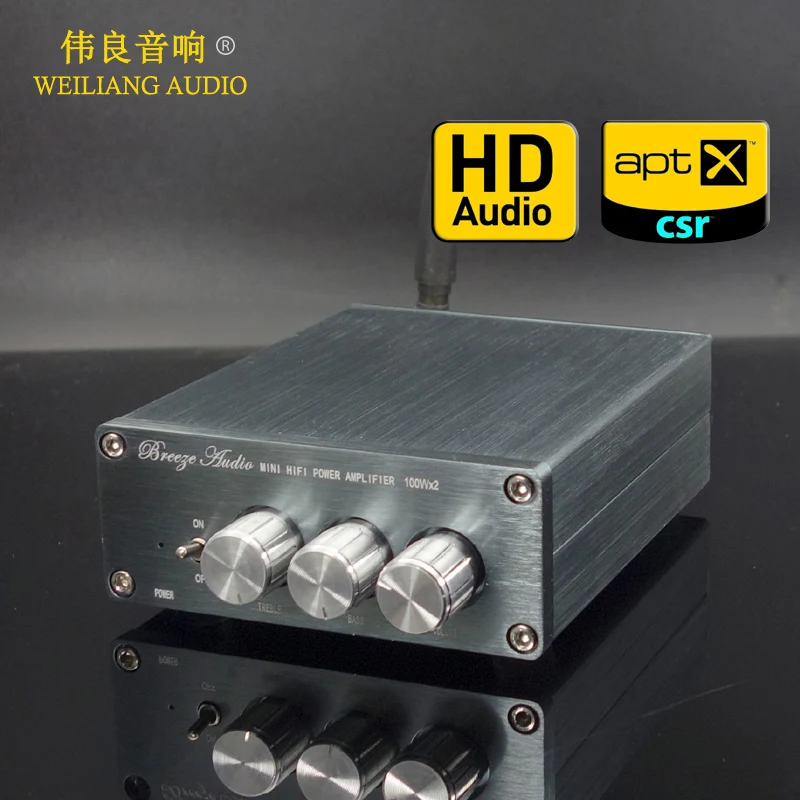HiFi TPA3116 100 Вт+ 100 Вт+ Bluetooth 5,0+ PCM5102 DAC декодер 2,0 стерео цифровой усилитель мощности