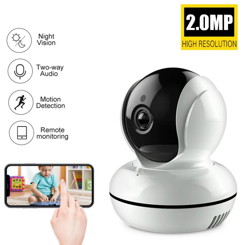 Беспроводная ip-камера 1080P камера видеонаблюдения домашняя безопасности |