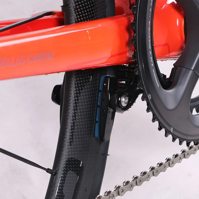 

700c Carbon fiber road bicyle Ultra-light carbon frame Carbon fiber rims Temperature control color frame Breaking wind road