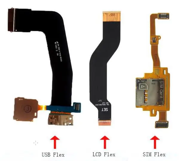 Новая Оригинальная для Samsung Galaxy Tab S 10 5 T800 USB зарядное устройство Flex + LCD Sim Card Reader и