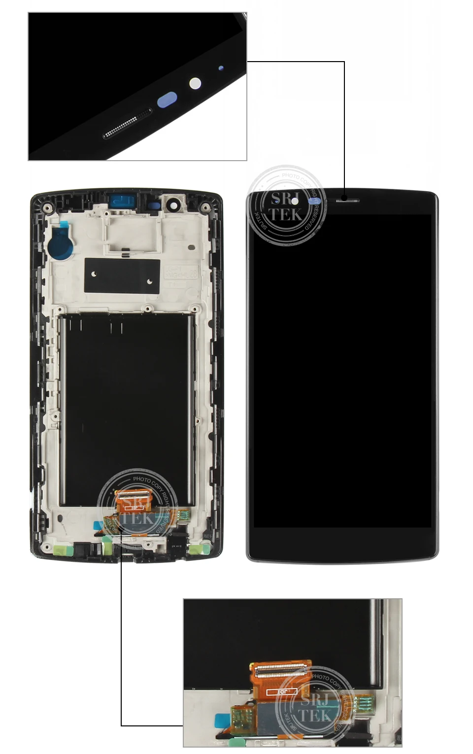 Один SIM 5," 2560x1440 дисплей для LG G4 H815 lcd кодирующий преобразователь сенсорного экрана в сборе с рамкой для LG G4 H815 lcd