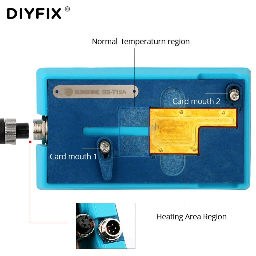 Для iPhone х плата стратифицированная Отопление стол 185 градусов точной быстрое