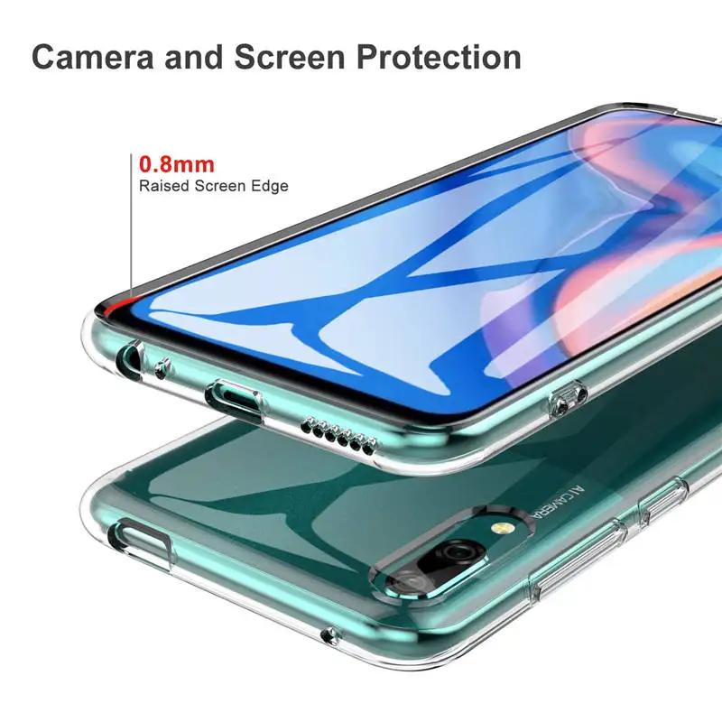 Huawei P Smart Z чехол мягкий силиконовый прозрачный TPU чехол для телефона huawei P Smart Z STK-LX1 PSmart Z SmartZ PSmartZ чехол 6,59