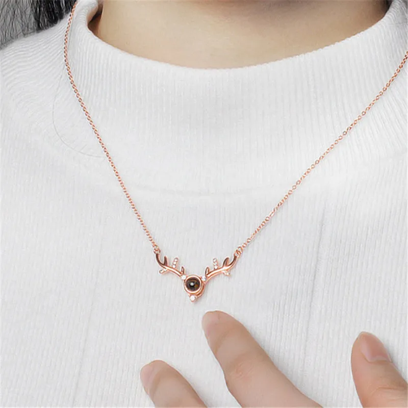 Ожерелье женское с кулоном Я тебя люблю на 100 языках|Ожерелья подвеской| |