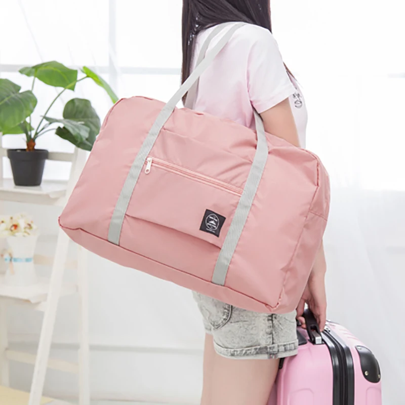 2019 большой емкости женские Оксфорд складной багаж дорожные сумки модные