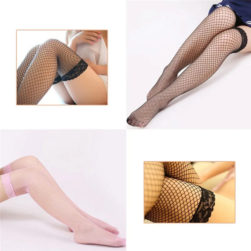 2021 Горячая Для женщин длинные сексуальные ажурные чулки рыбы колготки из сетки в