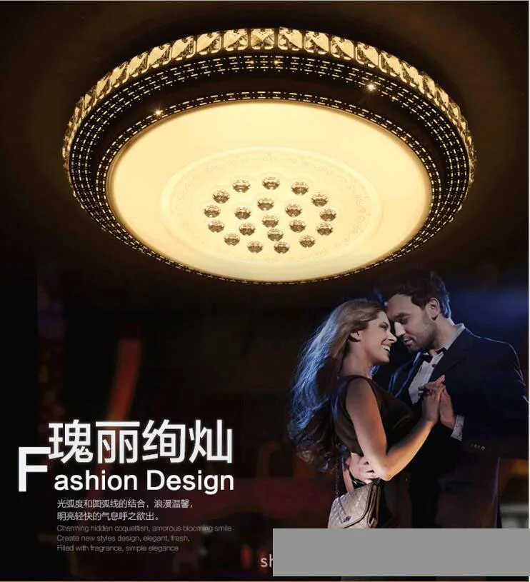 Светодиодный купольный светильник для гостиной хрустальная лампа спальни