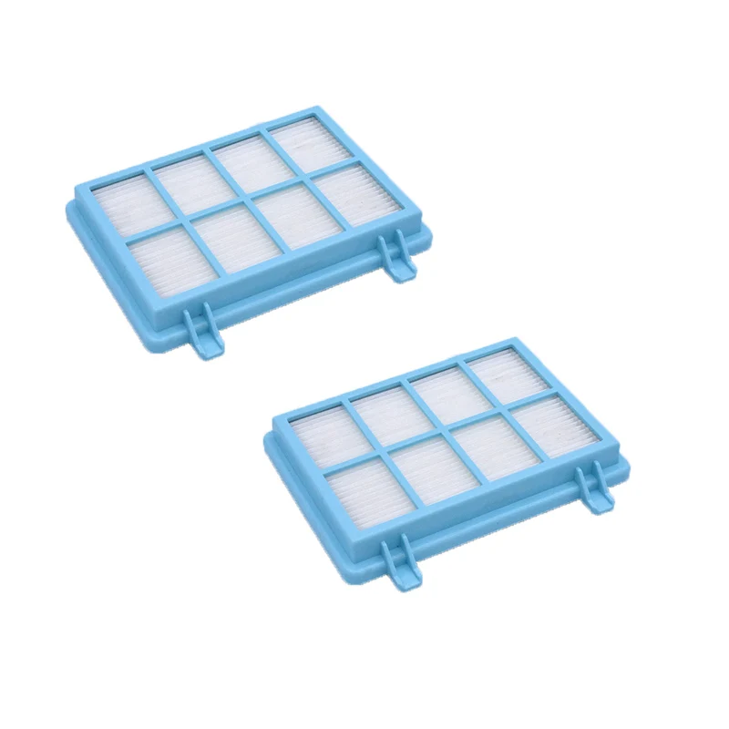2 шт. Hepa фильтр для Philips Power Pro Compact FC9331/09 FC9332/09 FC8010/01 аксессуары пылесоса Голубые