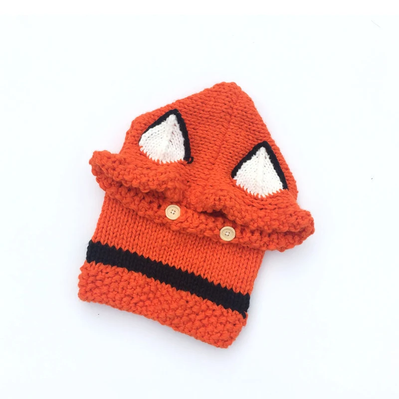 Детская шерстяная шапка-шарф с рисунком | Мать и ребенок