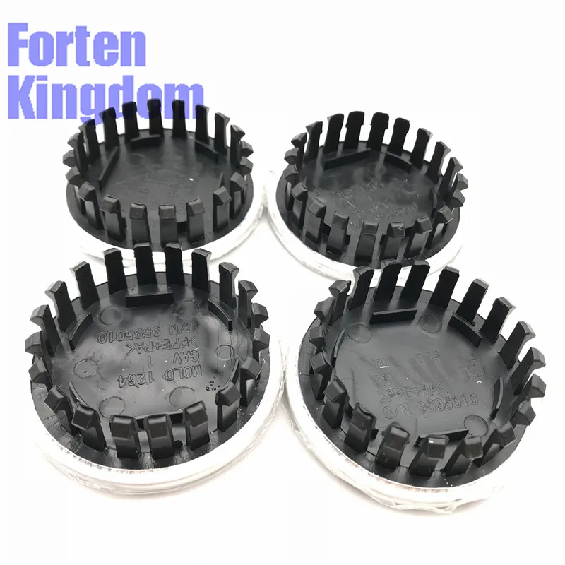 Forten Kingdom 4 шт. диаметр 67 мм красный SS логотип серебристая алюминиевая ABS пластина пользовательское колесо со ступицей Центр Колпачки 19351757