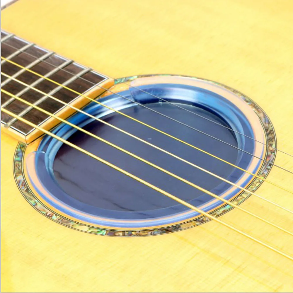 

Folk classical guitar sound adjust hole cover prevents the noise suppress feedback silicone muffler cover