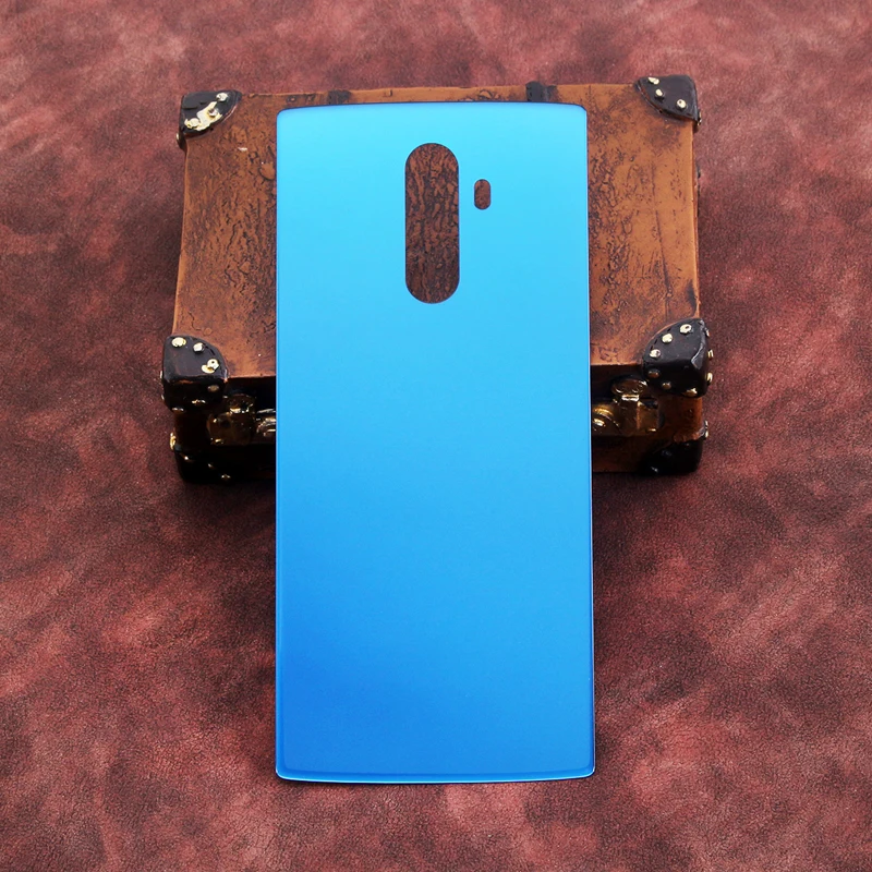 Blue Чехол ocolor Для Doogee Mix 2, жесткий защитный чехол, запасная крышка Для Doogee Mix 2, аксессуары для телефонов - Цвет: Blue
