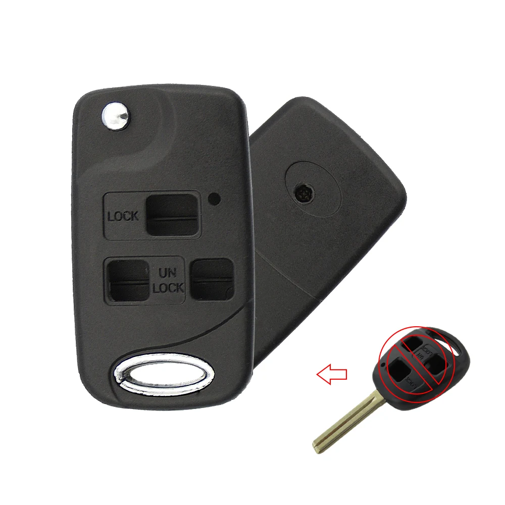 OkeyTech 3 кнопочный складной пульт дистанционного управления автомобильный