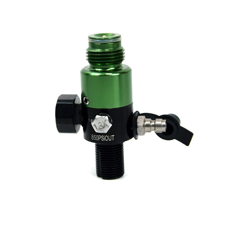 PCP Пейнтбол HPA регулятор 4500psi вход 850psi выход 5/8 18UNF регу2085|Пейнтбольные аксессуары|