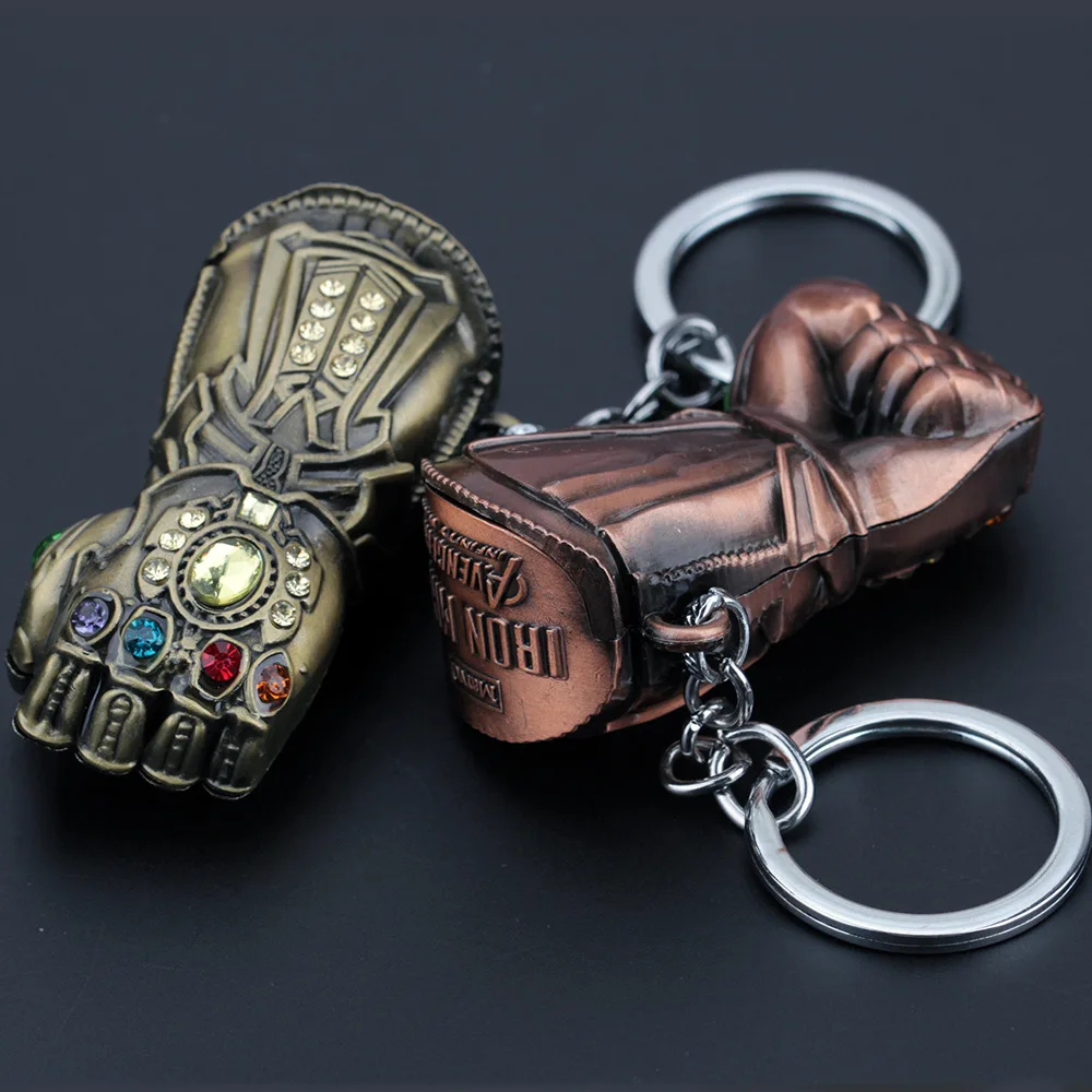Мстители 4 завершающей перчатки Таноса брелок со знаком бесконечности перчатка