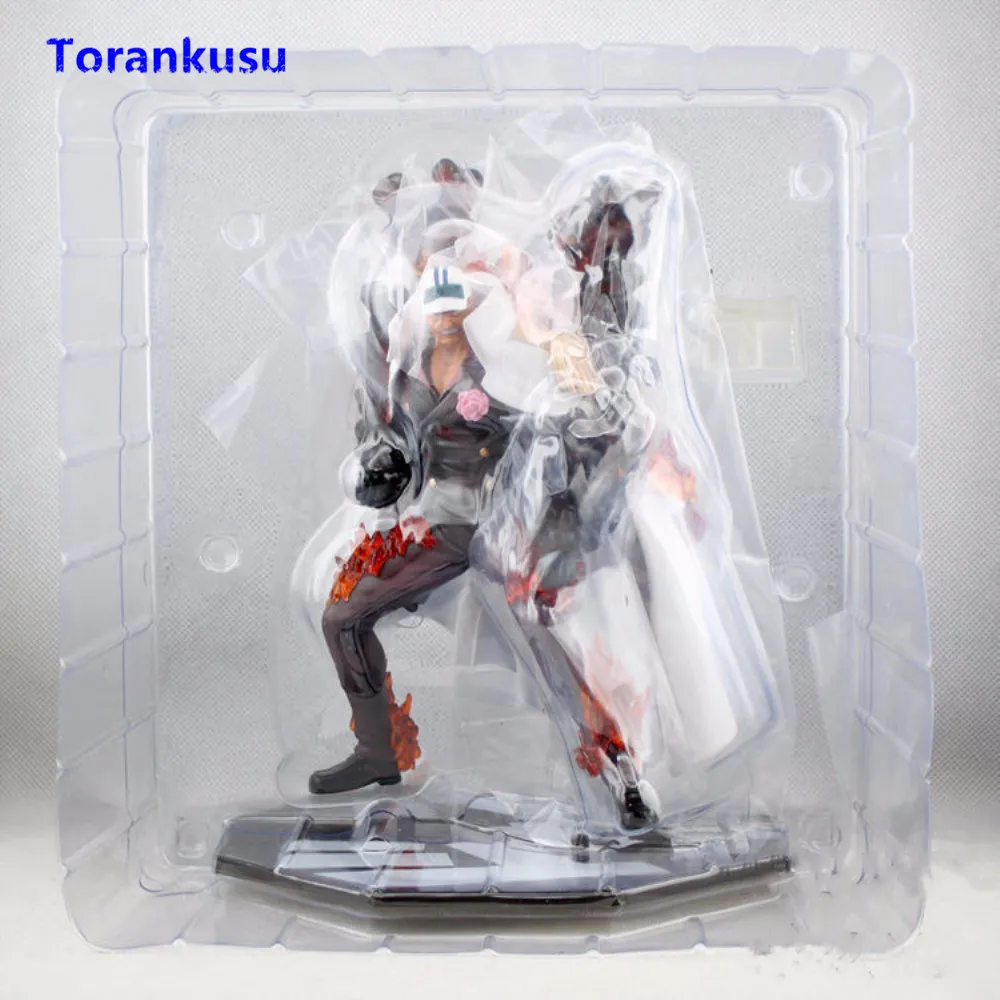 Sakazuki with box Одна фигурка аниме Aokiji Kuzan фигурка акайну Сакадзуки Битва вер. Фигурка ПВХ экшн-кукла горячие игрушки для детей модель XP - Цвет: Sakazuki with box