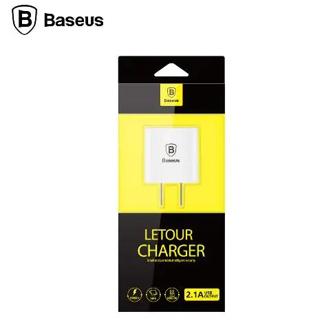 10 шт. BASEUS нам Подключите зарядное устройство для мобильного телефона 5V2. 1A 5V1A
