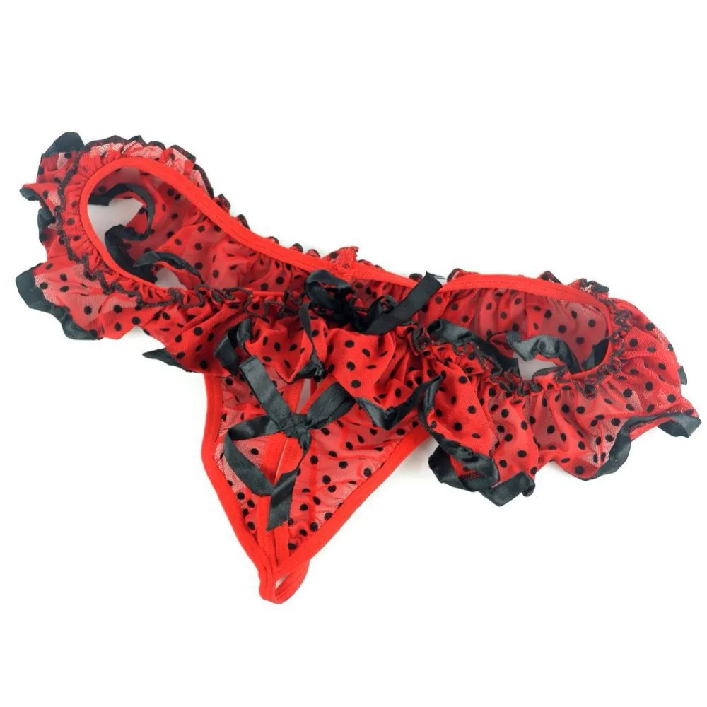 Новинка 2019 модные мужские кружевные трусы-танга с кружевными краями сексуальные