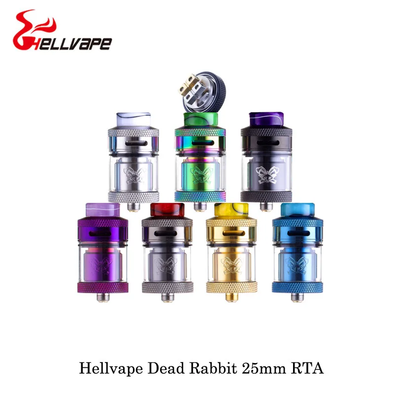 Электронная сигарета Hellvape Dead Rabbit 25 мм RTA 2 мл/4 5 мл распылитель с полимерным
