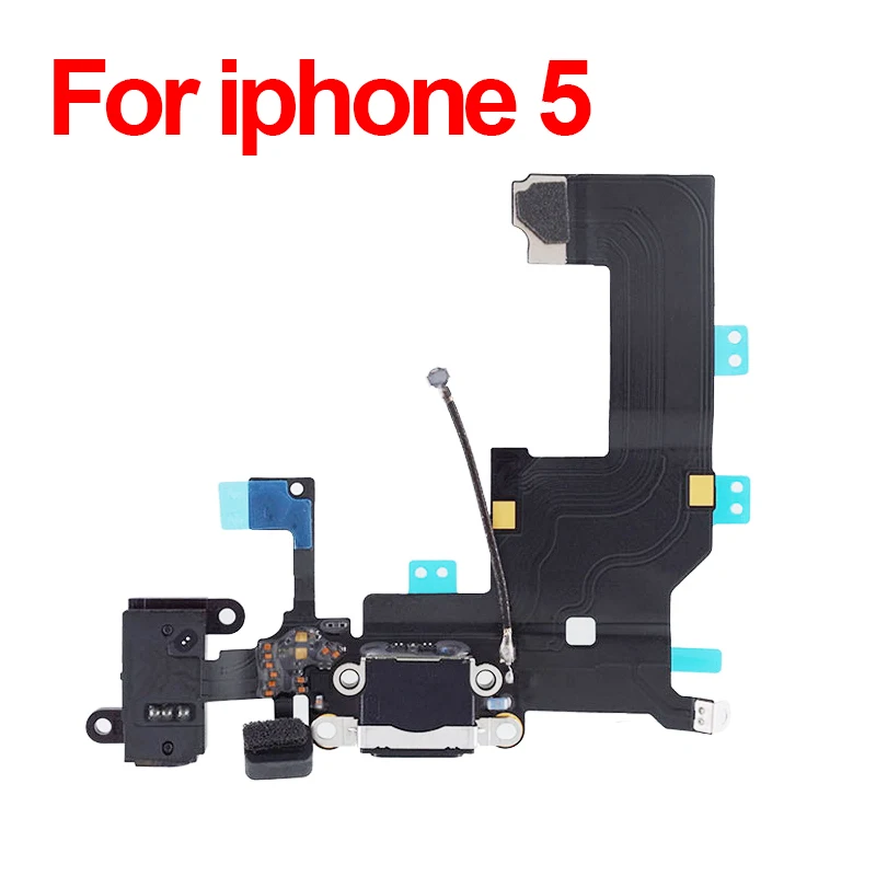 10 шт. оригинальный зарядный гибкий кабель для iPhone 5 5c 5S порт зарядного устройства