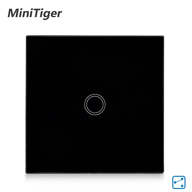 Minitiger ЕС Стандартный стены вытертые штаны сенсорный выключатель 1/2/3 Gang 2 Way