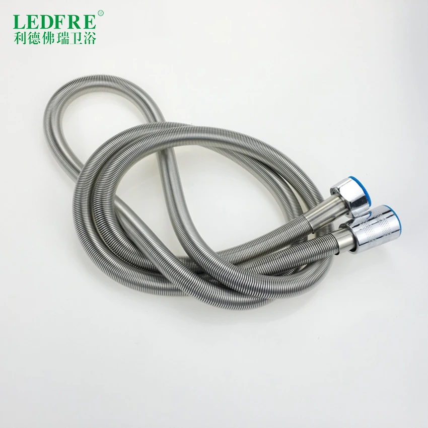LF13001-150CM G1/"* G1/2" высококачественный пружина из нержавеющей стали шланг для душа сантехника шланг Аксессуары для ванной комнаты ПВХ шланг