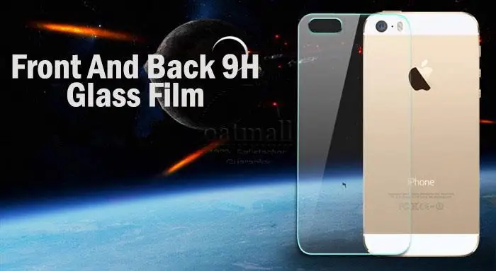 10 шт = 5 передняя + Задняя 0 26 мм закаленное стекло для Apple iPhone 4 4S защитная пленка на