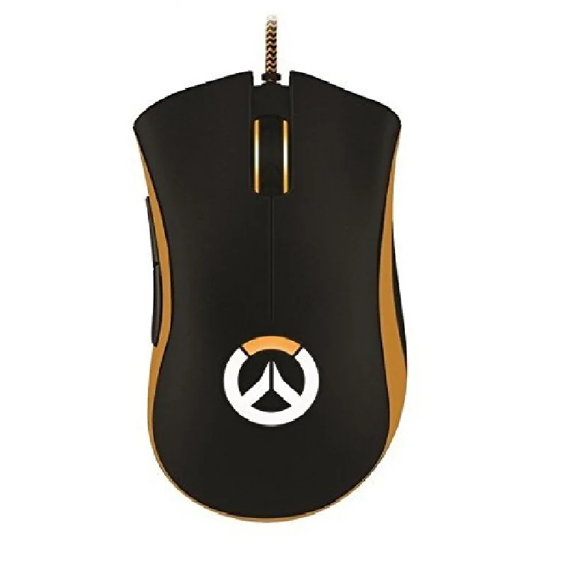 Razer DeathAdder Chroma Overwatch Edition игровая Мышь 10000 Точек на дюйм RGB эргономичный PC Gamer