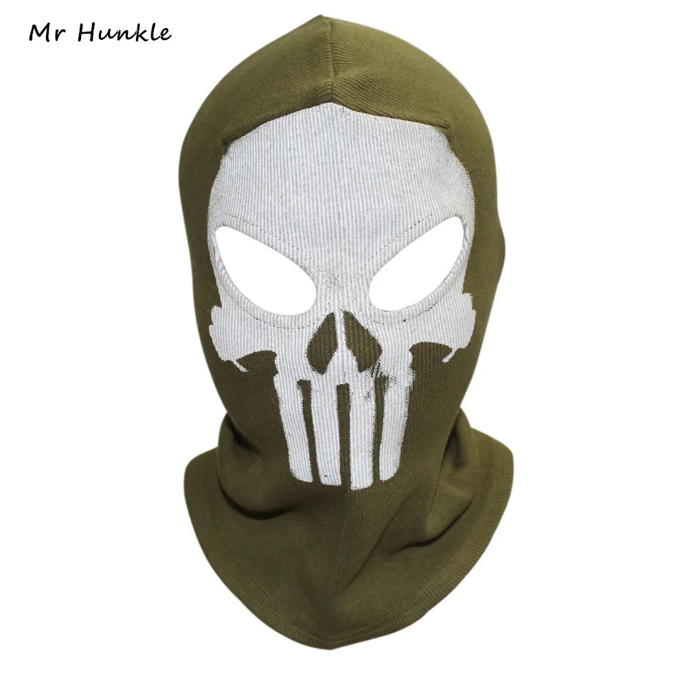 Mr. Hunkle-máscaras para disfraz de Halloween, pasamontañas, sombreros, Paintball, WarGame, Airsoft, fantasma, Calavera, máscara de cara completa