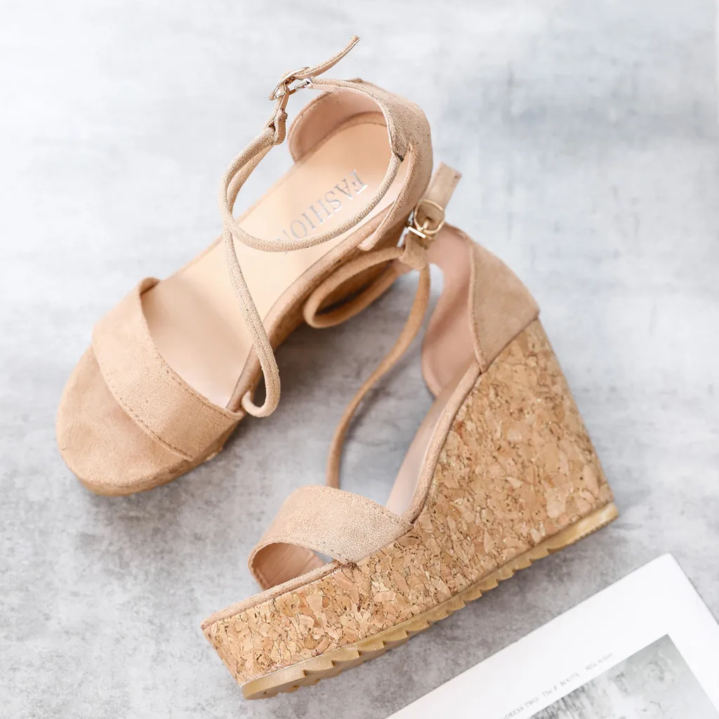 SAGACE женские дышащие сандалии с открытым носком Повседневная однотонная