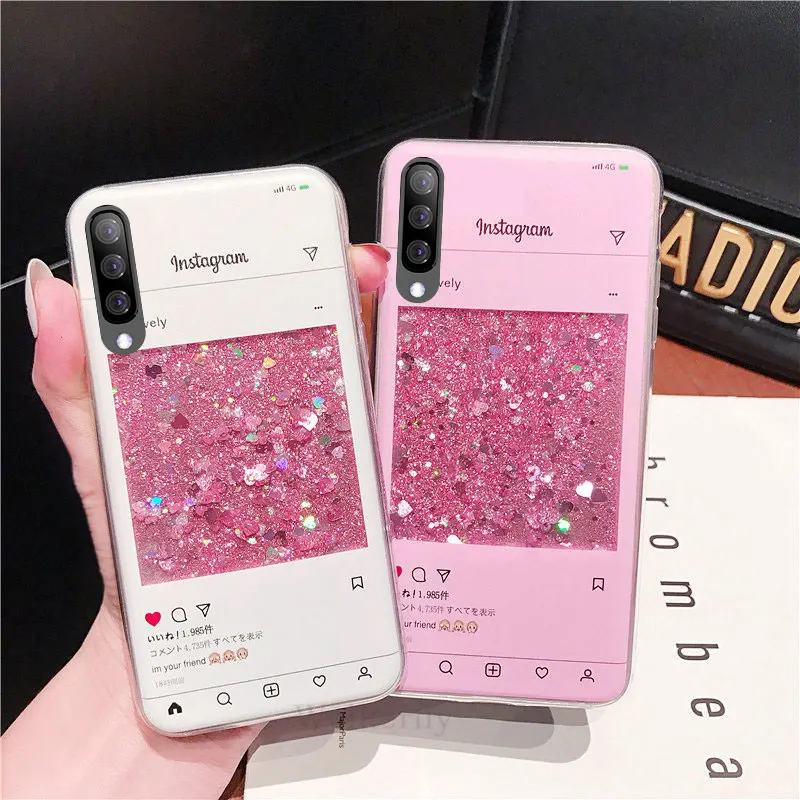 Жидкий зыбучий песок чехол для samsung Galaxy A50 чехол для телефона samsung A50 чехол для samsung Galaxy A50 A 50 SM-A505F A505 чехол