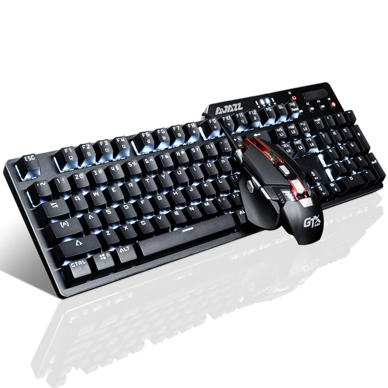 Ajazz AK35I + GTX 104 ключей anti ореолы 6 мультимедийных клавиш 32 бит игры чип обработки