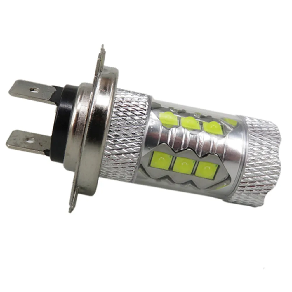 WLJH 2x80W 24v 12v 1200 люмен H7 светодиодные лампы с проектором Len автомобильный