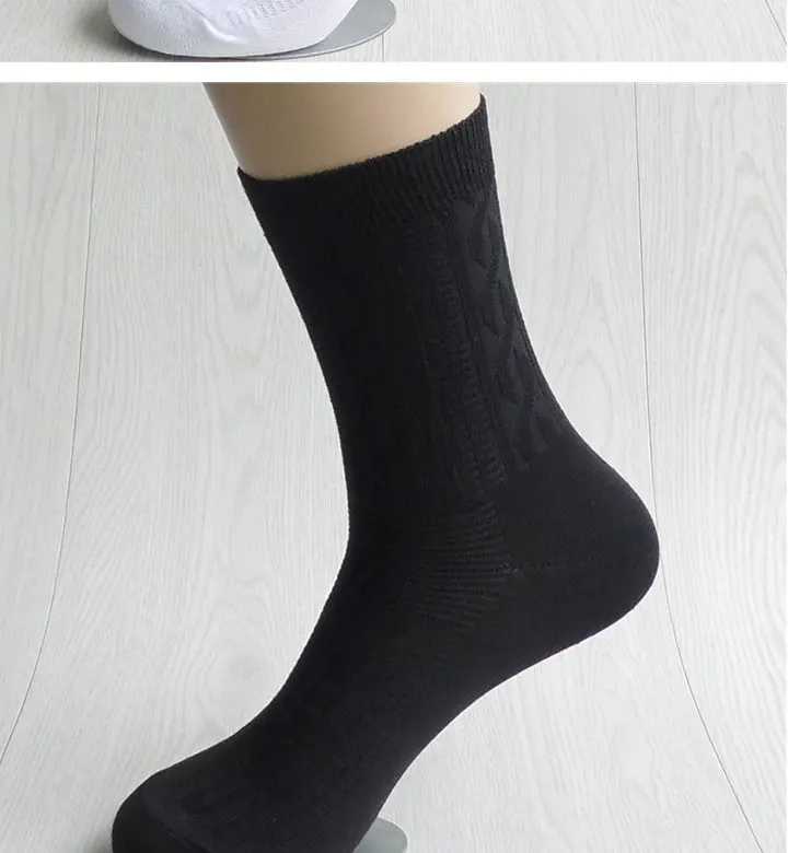 10 шт. = 5 пар длинные носки из бамбукового волокна|meias masculino|dress sockscalcetines hombre |