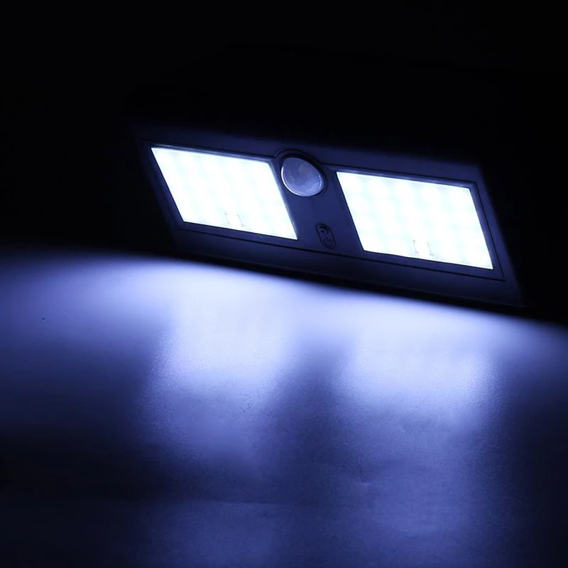 Уличный водонепроницаемый IP65 40LED солнечный светильник, солнечные панели, датчик движения, настенный светильник для крыльца, светильник для сада, забора, двора, ландшафтный светильник