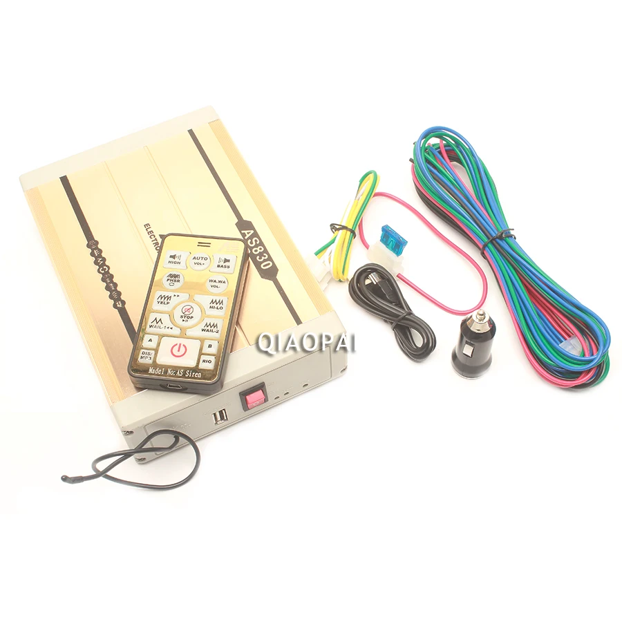 Громкий автомобильный рожковый сигнал полицейская сирена громкоговоритель