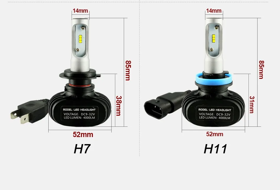 HLXG 12В 8000Лм 50Вт H1 H4 H7 светодиодные лампы для авто CSP H11 9005 HB3 All противотуманные фары для авто лампочки 9006 HB4 ближний головной свет дальний 24В N1