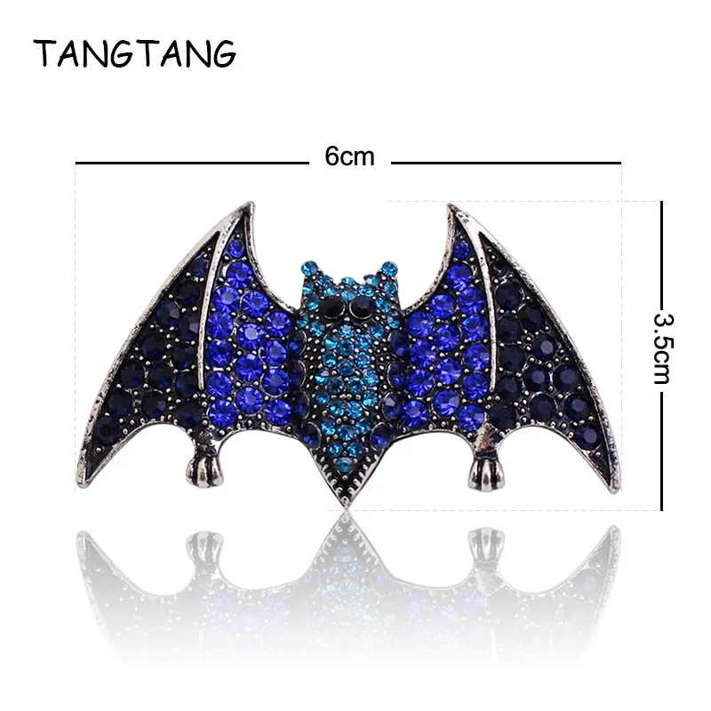 Мужская винтажная брошка хиджаб BH8361 с королевскими синими стразами Ювелирное