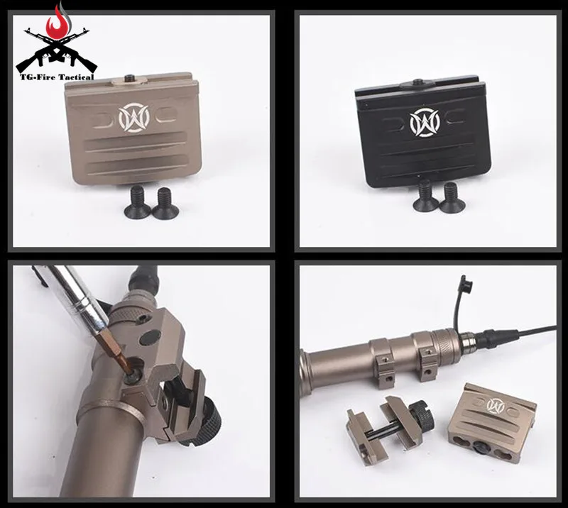 Страйкбол RM45 Тактический Scout Off Set крепление для Surefir M300 M600 M300V M600V M600B светильник крепление для ружья Пикатинни