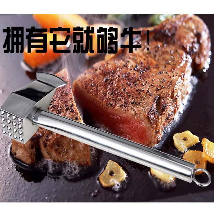 Высокое качество 304 нержавеющая сталь стук мяса молоточек для молоток