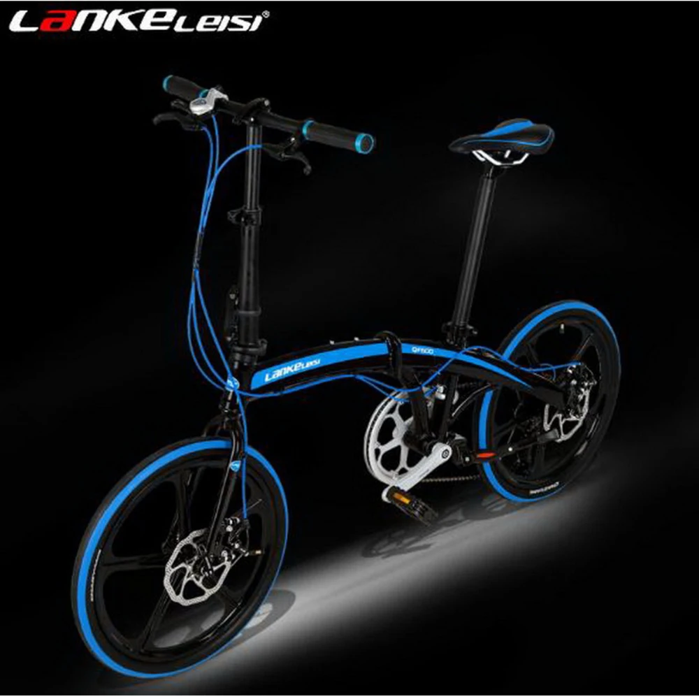 tb250908/20-inch folding car / 7-speed ultra-light aluminum alloy two-disc brakes men and women bike/Electrostatic paint | Спорт и