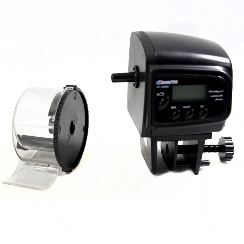 ЖК Цифровая автоматическая аквариумная кормушка для рыб Рыбная еда