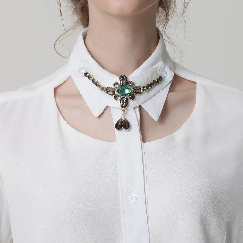 Новая весенняя открытая женская рубашка OL темперамент формальная зубчатая с