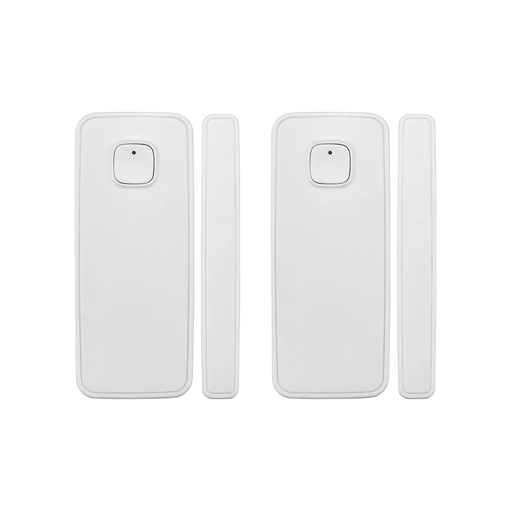 2 door sensors Беспроводной Wi-Fi датчик двери, окна, детектор домашней безопасности, система сигнализации двери, Amazon Alexa совместима с Умной жизнью, управление через приложение Tuya - Цвет: 2 door sensors