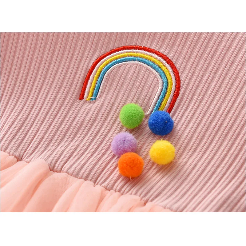 BibiCola New Baby girls princess dresses kids baby long sleeve dress summer children for girl | Детская одежда и обувь