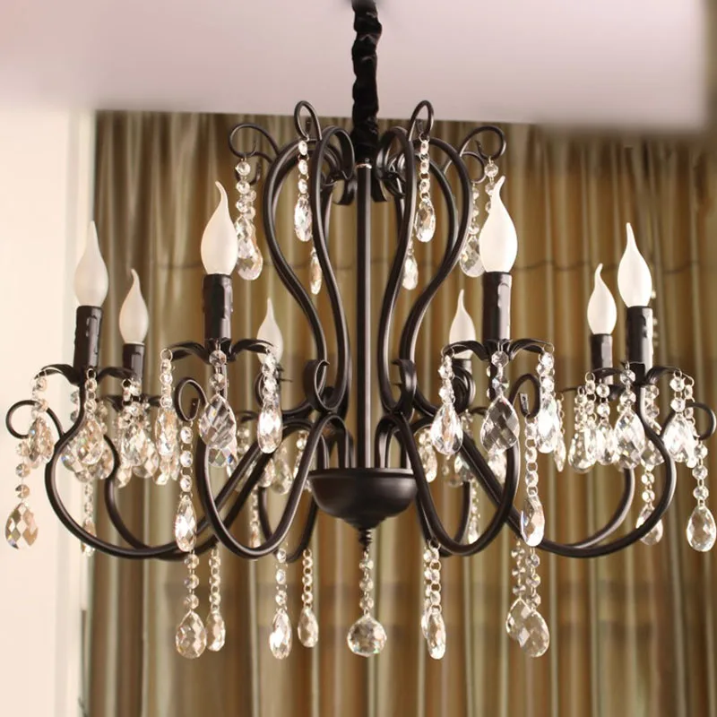 Светодиодная ретро люстра в Северной Америке энергосберегающая простая лампа