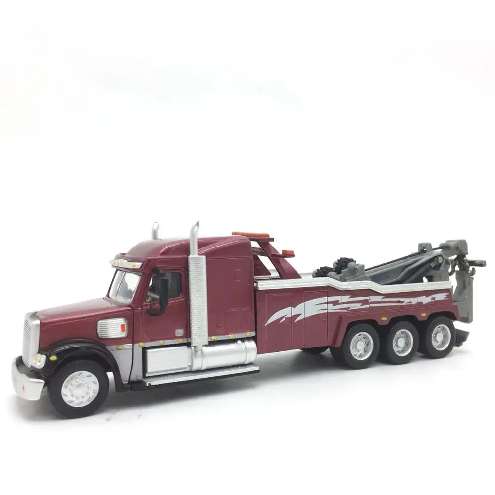 1:55 sacle сплав Freightliner сверхмощный прицеп, высокая симуляция сверхмощный прицеп, коллекционные модели автомобилей из сплава