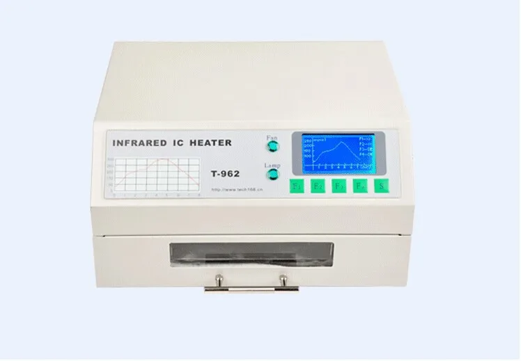 Puhui T962 220V оборудование для оплавления T-962 Инфракрасная печь оплавления IC НАГРЕВАТЕЛЬ паяльная станция ремонтная платформа