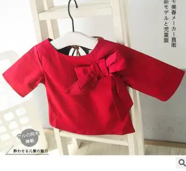 Тепло! Новинка 2016 специальная детская рубашка для маленьких девочек галстук