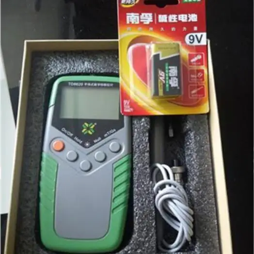 TD8620 Gaussmeter Tesla измеритель потока поверхности магнитного поля тестер с функцией NS